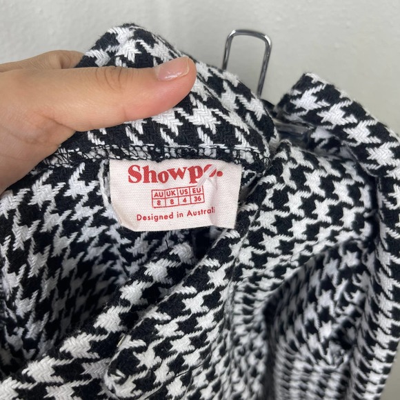 Showpo. Adelaide Two Piece Set in Houndstooth Size 4 - Picture 5 of 12